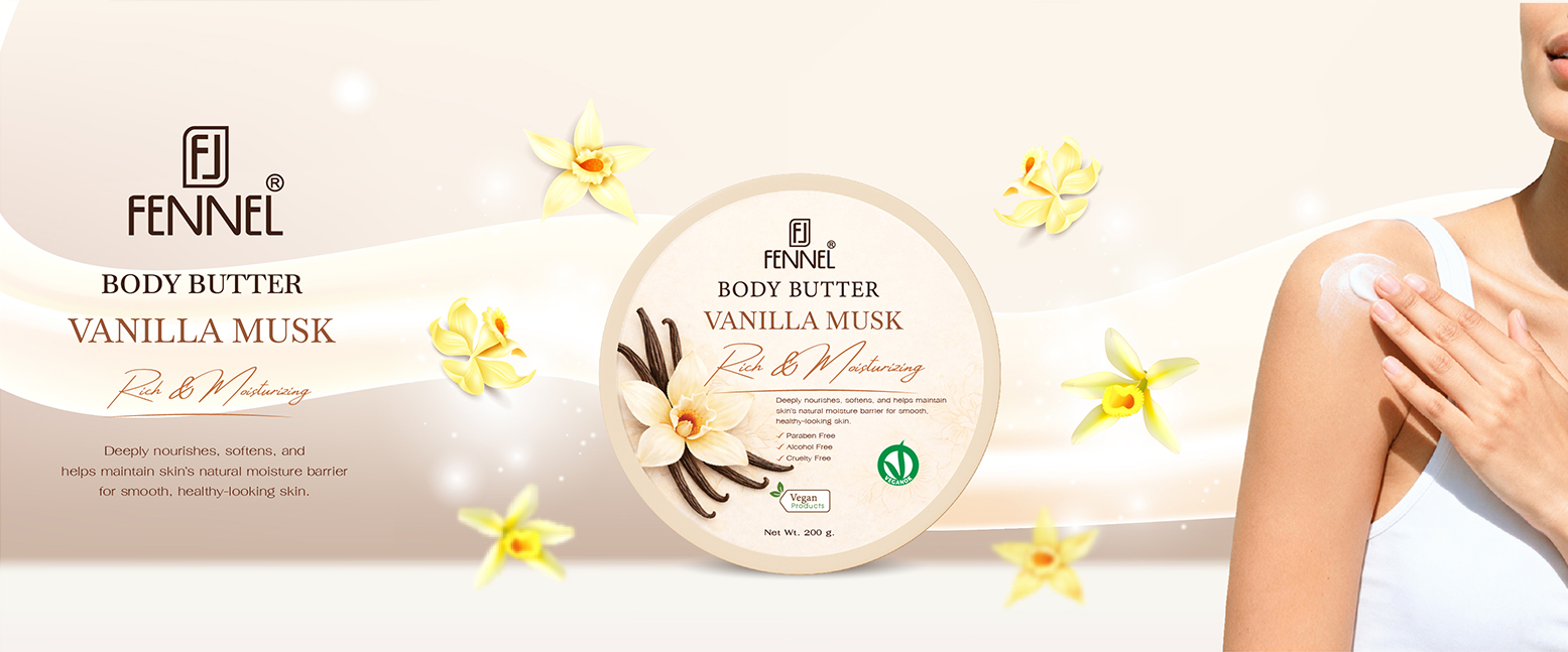 Fennel Body Butter Vanilla Musk 200g.