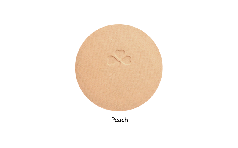 Sweet Heart Compact Powder With Mirror #Peach