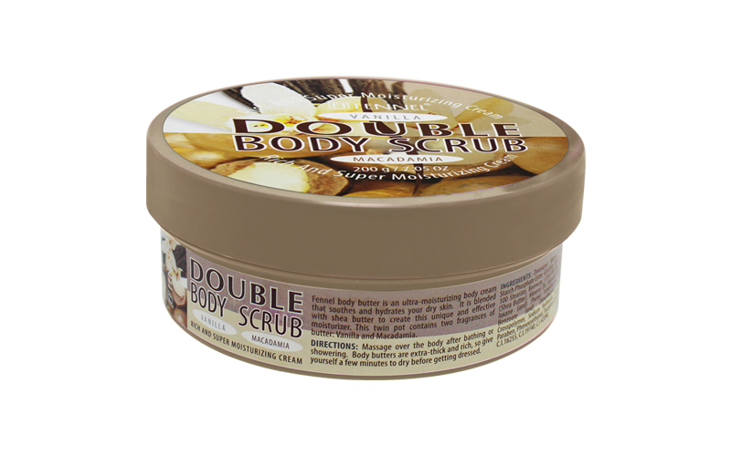 FL-2111Double Body Scrub Vanilla & Macadamia